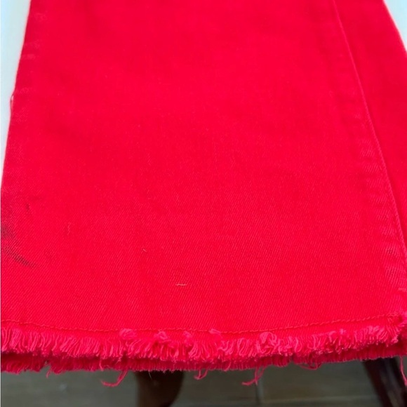 Rebel Minds Men’s Red Denim Twill Stacked Pants size W 30” L 38” - Picture 10 of 12